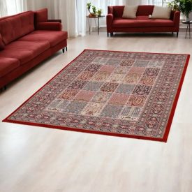   Luxusný akrylový koberec so vzorom Kheshti - bordový 200x300