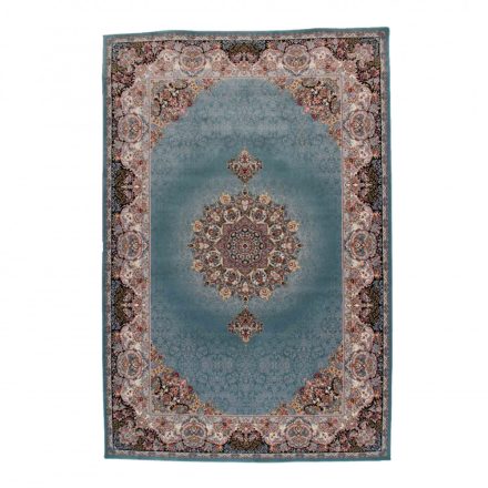 Perzský koberec modrý Tabriz 200x300 prémiový koberec do obývačky alebo spálne