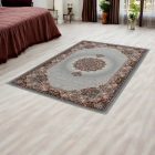 Perzsky koberec sivý TABRIZ 140x200 exkluzívny akrylový koberec