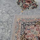 Perzsky koberec šedá TABRIZ 160x230 kvalitný kusový koberec z akrylu