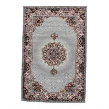 Perzský koberec sivá Tabriz 200x300 prémiový koberec do obývačky alebo spálne