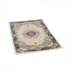 Perzský koberec béžový Kerman 80x120 prémiový koberec do obývačky alebo spálne