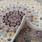 Perzský koberec béžový Kerman 80x120 prémiový koberec do obývačky alebo spálne