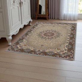 Luxusný akrylový koberec so vzorom Kerman - sivý 140x200