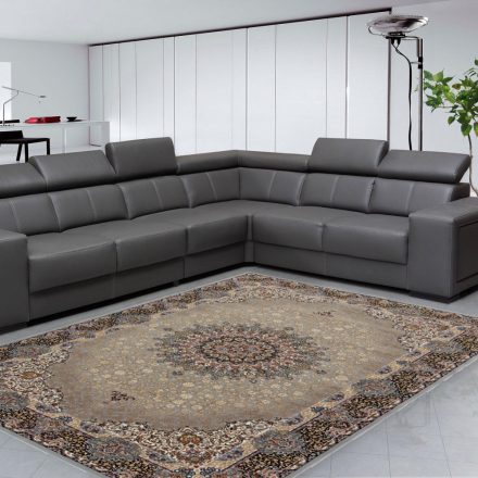 Perzský koberec sivý Kerman 160x230 prémiový koberec do obývačky alebo spálne