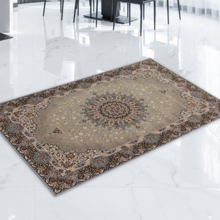 Perzský koberec sivý Kerman 80x120 prémiový koberec do obývačky alebo spálne