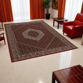   Luxusný akrylový koberec so vzorom Bidjar - bordový 160x230