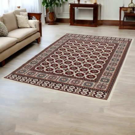 Perzsky koberec bezovy BOKHARA 160x230 luxusný koberec do obývačky z akrylu