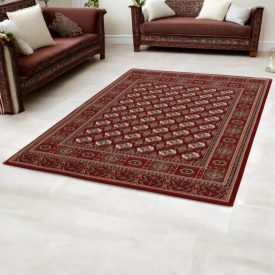   Perzsky koberec bordovy BOKHARA 160x230 luxusný koberec do obývačky z akrylu