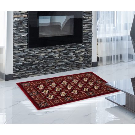 Perzsky koberec bordovy Bokhara 60x90 kvalitný koberec do obývačky alebo spálne