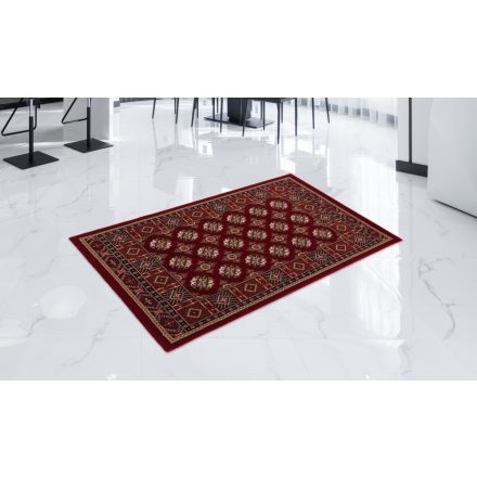 Perzsky koberec bordovy Bokhara 80x120 kvalitný koberec do obývačky alebo spálne
