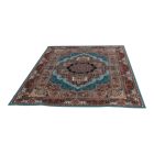 Perzský koberec modrý TABRIZ 160x230 luxusný koberec do obývačky z akrylu