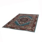Perzský koberec modrý TABRIZ 160x230 luxusný koberec do obývačky z akrylu