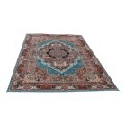 Perzský koberec modrý TABRIZ 160x230 luxusný koberec do obývačky z akrylu