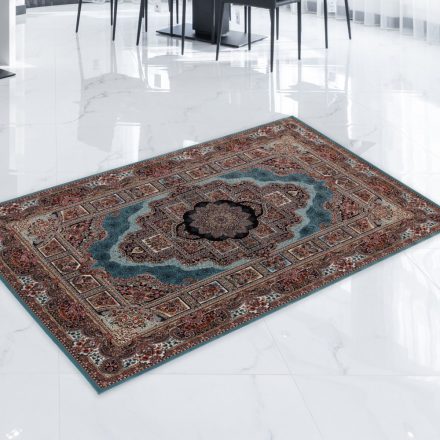 Perzský koberec modrý Tabriz 80x120 prémiový koberec do obývačky alebo spálne