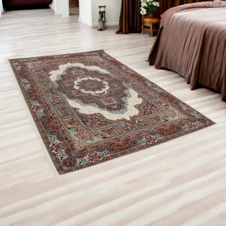 Perzský koberec béžový TABRIZ 140x200 exkluzívny akrylový koberec