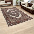 Perzský koberec béžový TABRIZ 160x230 kvalitný koberec do obývačky z akrylu