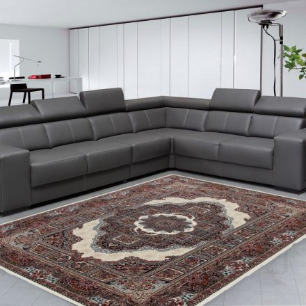 Perzský koberec béžový Tabriz 160x230 prémiový koberec do obývačky alebo spálne