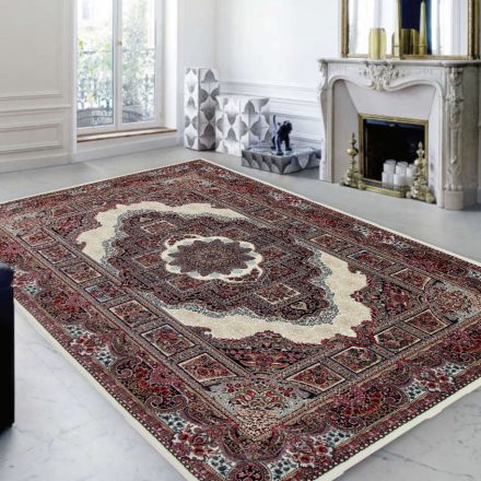 Perzský koberec béžový Tabriz 200x300 prémiový koberec do obývačky alebo spálne