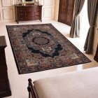 Perzsky koberec modrý TABRIZ 140x200 luxusný koberec z akrylu