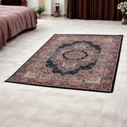 Perzsky koberec modrý TABRIZ 140x200 luxusný koberec z akrylu