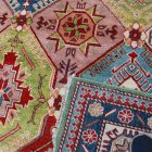 Orientálny koberec Kazak 247x302 ručne viazaný afganský koberec