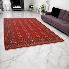   Pakistanský koberec Bukhara 220x297 ručne viazaný orientálny koberec