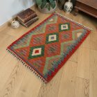 Afganský Kilim koberec Chobi 61x87 ručne tkaný vlnený Kilim