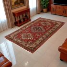 Orientálny koberec Kazak super 187x119 ručne viazaný afganský koberec do obývačky