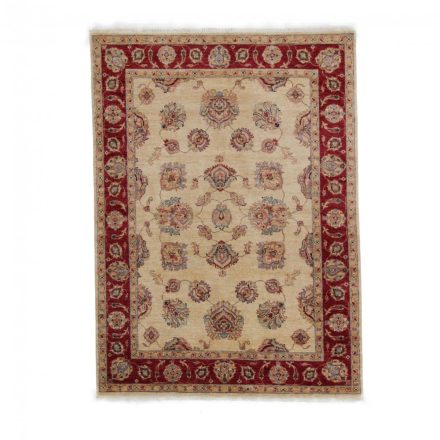 Ziegler vlnený koberec béžový-bordový 150x207 koberec do obývačky