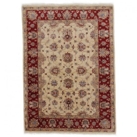 Ziegler vlnený koberec béžový-bordový 149x206 koberec do obývačky