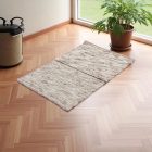 Tkaný koberec Rustic 60x97 hrubý moderný koberec
