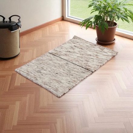 Tkaný koberec Rustic 60x97 hrubý moderný koberec
