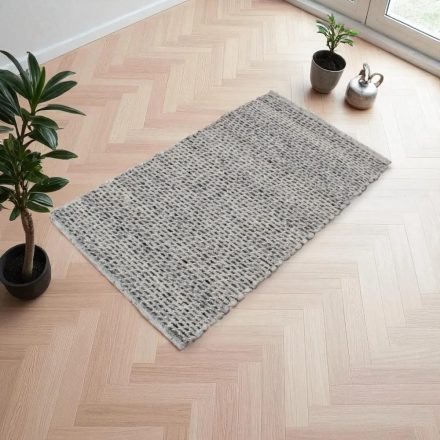 Tkaný koberec Rustic 70x130 hrubý moderný koberec