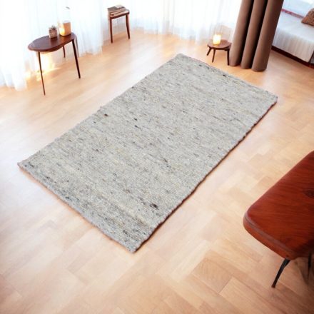 Moderný vlnený koberec Rustic 70x130 jednofarebný koberec
