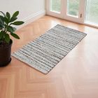 Tkaný koberec Rustic 70x130 hrubý moderný koberec