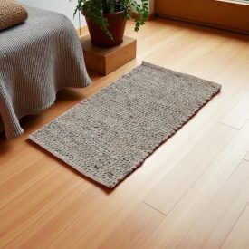 Tkaný koberec Rustic 70x130 hrubý moderný koberec