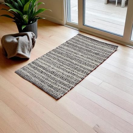 Tkaný koberec Rustic 70x130 hrubý moderný koberec