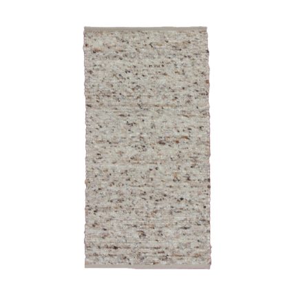 Vlnený koberec Rustic 70x130 sivý koberec