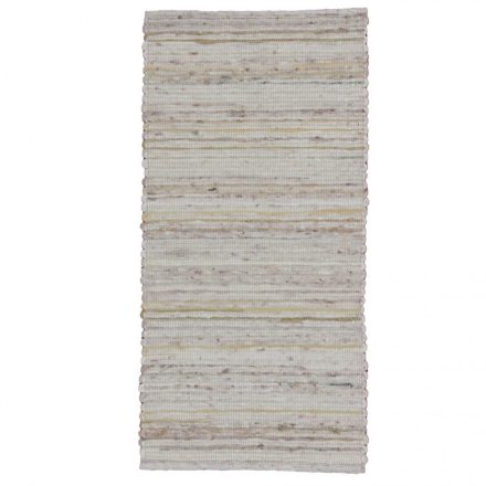Tkaný koberec Rustic 65 x130 moderný vlnený koberec