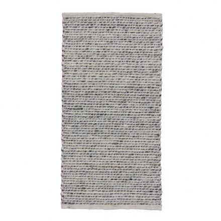 Tkaný koberec Rustic 70 x130 moderný vlnený koberec