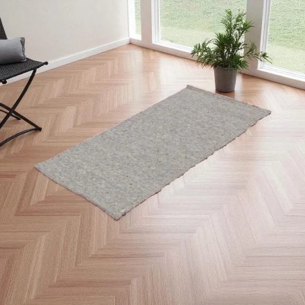 Tkaný koberec Rustic 70x135 moderný vlnený koberec