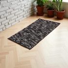 Tkaný koberec Rustic 70x126 moderný vlnený koberec