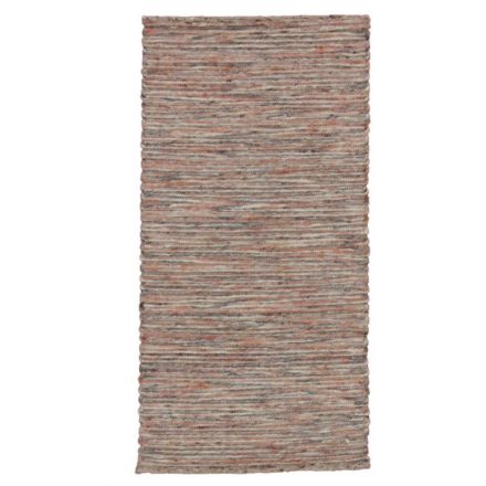 Tkaný koberec Rustic 70x145 moderný vlnený koberec