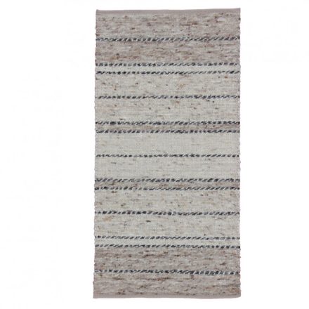 Tkaný koberec Rustic 70 x140 moderný vlnený koberec
