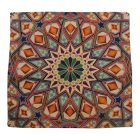 Dekoračný vankúš krémový 45x45 cm – Orientálna hviezda