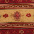 Dekoračný vankúš bordový 45x45 cm – Karavánové pruhy