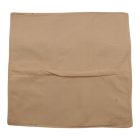 Dekoračný vankúš krémový 45x45 cm – Modrá rozeta