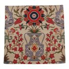 Dekoračný vankúš krémový 45x45 cm – Orientálna váza