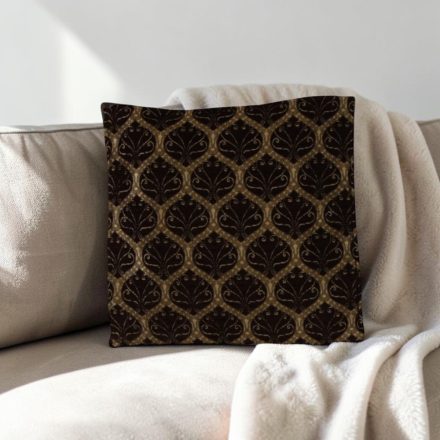 Dekoračný vankúš čierny 45x45 cm – Ebenový ornament